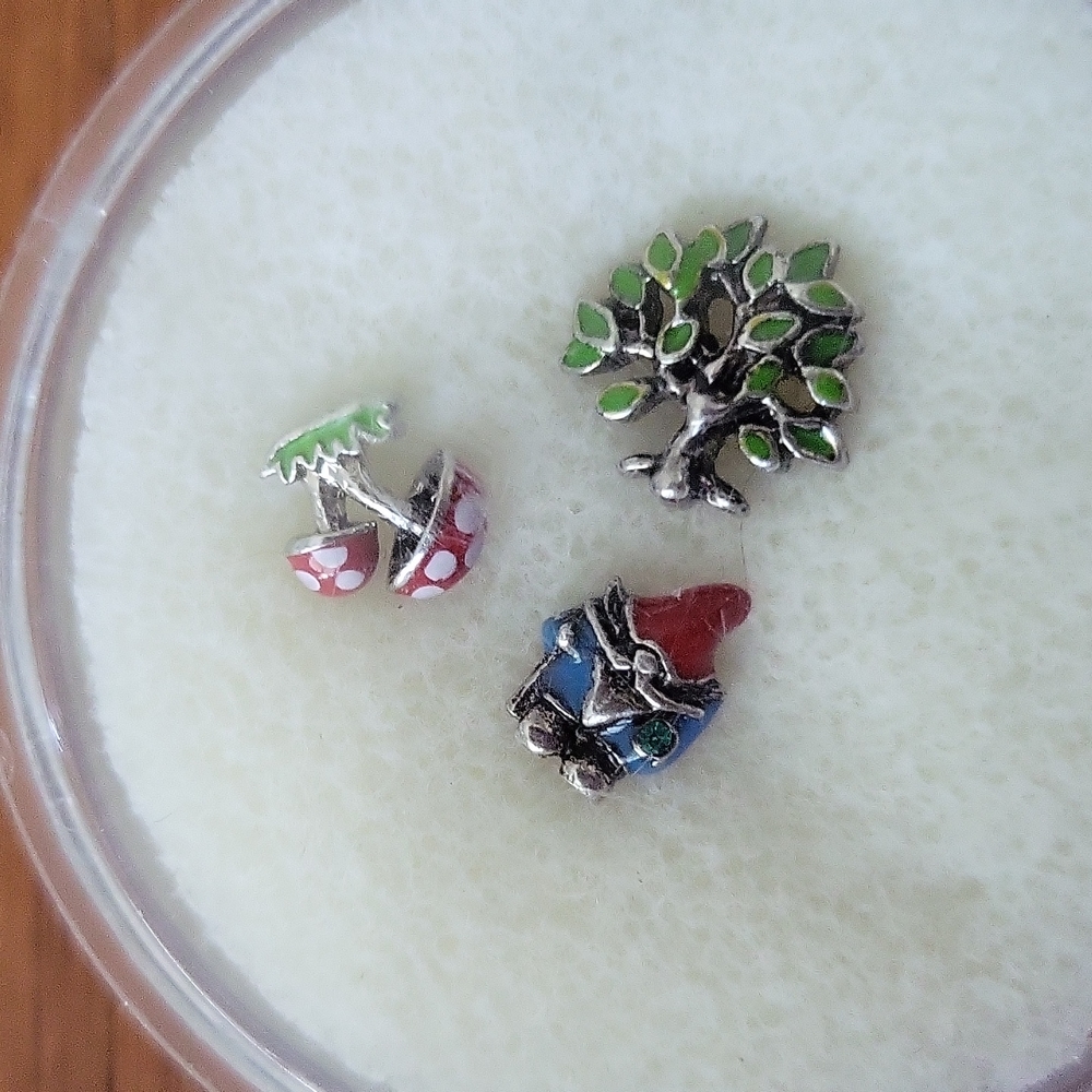 Origami Owl charm set of 3